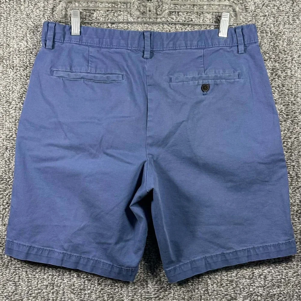 Banana Republic Chino‎ Shorts Blue Stretch Cotton Casual Mens Size 33